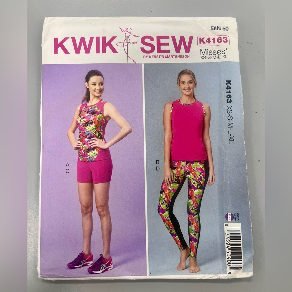 Sportswear sewing pattern